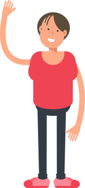 Çocuk karakter karikatür çizimi