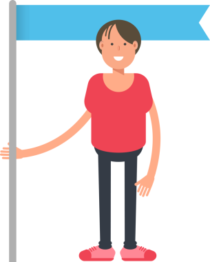 Çocuk karakter karikatür çizimi