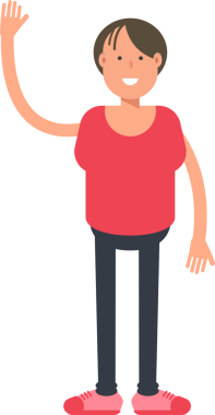 Çocuk karakter karikatür çizimi