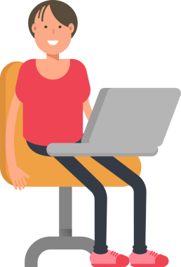 Çocuk karakter karikatür çizimi