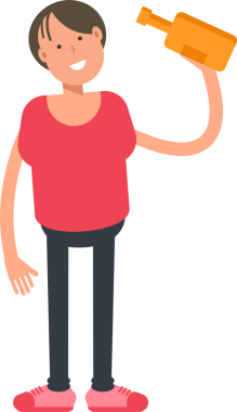 Çocuk karakter karikatür çizimi