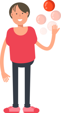 Çocuk karakter karikatür çizimi