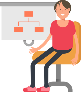 Çocuk karakter karikatür çizimi