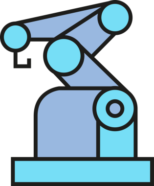 Endüstriyel Robot Kol Simgesi