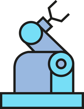 Endüstriyel Robot Kol Simgesi