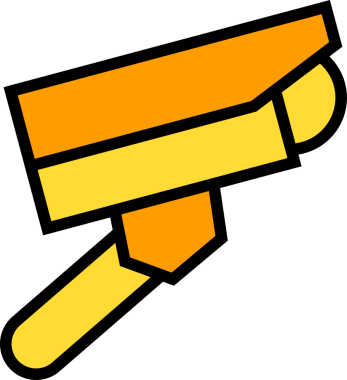 Güvenlik kamera simge tasarlamak