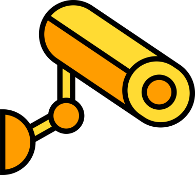 Güvenlik kamera simge tasarlamak