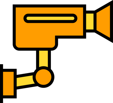 Güvenlik kamera simge tasarlamak