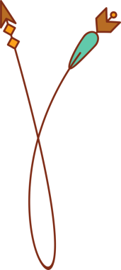 Dekoratif Ok Çizimi Clipart