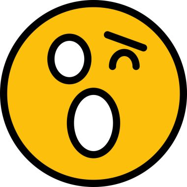 Şaşırmış Yüz Emoji Clipart