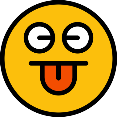 Küstah ve Şirin Suratlı Emoji.