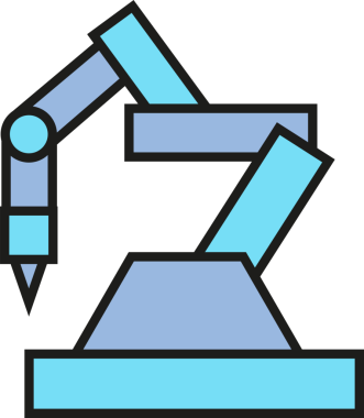 Endüstriyel Robot Kol Simgesi