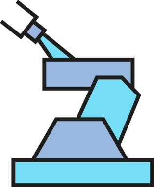 Endüstriyel Robot Kol Simgesi