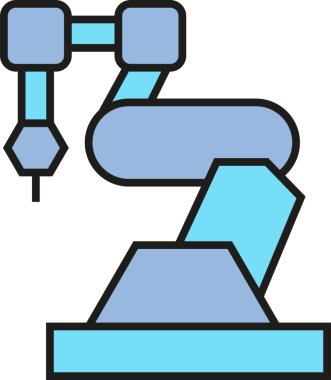 Endüstriyel Robot Kol Simgesi