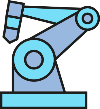 Endüstriyel Robot Kol Simgesi