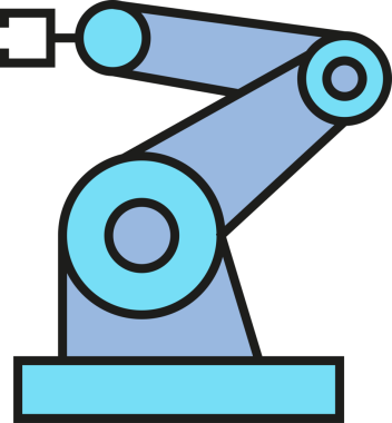 Endüstriyel Robot Kol Simgesi