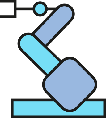 Endüstriyel Robot Kol Simgesi