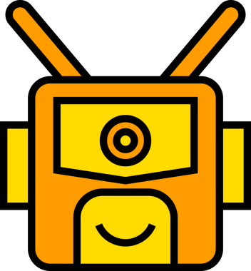 Çizgi Robot Baş Simgesi