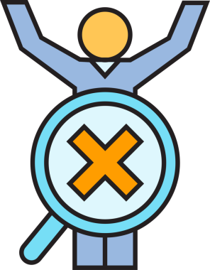 Çalışan ve Yanlış İşaret Simgesi