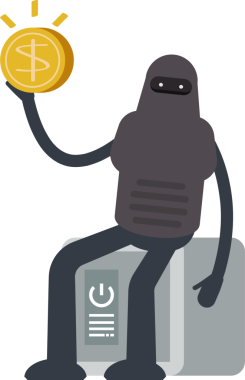 İnsansı Robot Karakteri Çizgi Film Çizimi