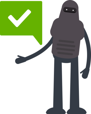 İnsansı Robot Karakteri Çizgi Film Çizimi