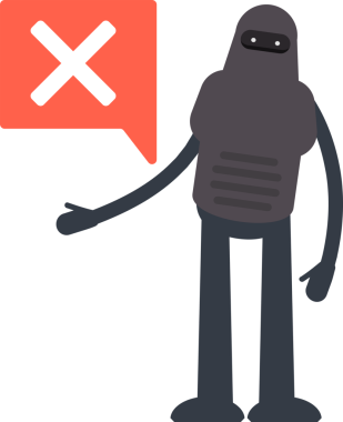 İnsansı Robot Karakteri Çizgi Film Çizimi