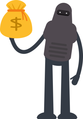 İnsansı Robot Karakteri Çizgi Film Çizimi