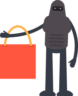 İnsansı Robot Karakteri Çizgi Film Çizimi