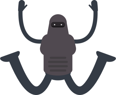 İnsansı Robot Karakteri Çizgi Film Çizimi