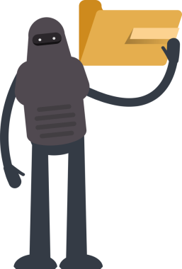 İnsansı Robot Karakteri Çizgi Film Çizimi