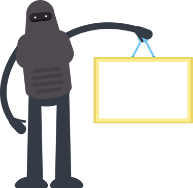 İnsansı Robot Karakteri Çizgi Film Çizimi