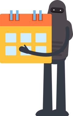 İnsansı Robot Karakteri Çizgi Film Çizimi