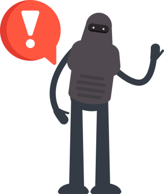 İnsansı Robot Karakteri Çizgi Film Çizimi