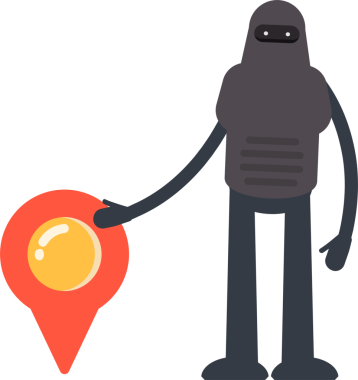 İnsansı Robot Karakteri Çizgi Film Çizimi