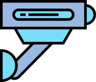 Güvenlik kamera simge tasarlamak