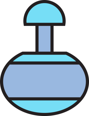 Viski Şişe Simgesi İllüstrasyonu