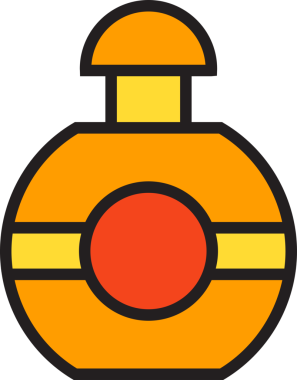 Viski Şişe Simgesi İllüstrasyonu