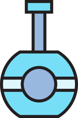 Viski Şişe Simgesi İllüstrasyonu