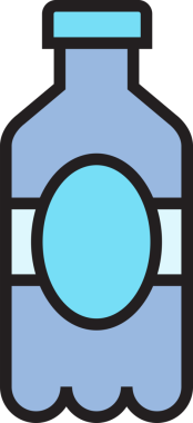 Viski Şişe Simgesi İllüstrasyonu