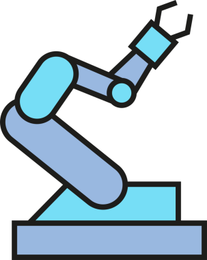 Endüstriyel Robot Kol Simgesi