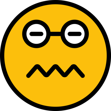 Gergin Yüzlü Avatar Clipart