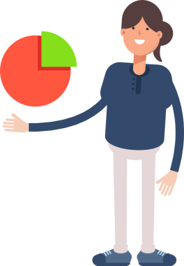 Kız Karakteri Pasta Tutma Çizelgesi