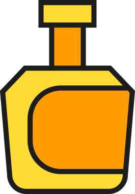 alkol şişe simge tasarlamak