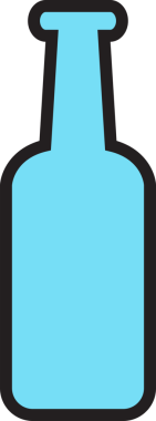 alkol şişe simge tasarlamak