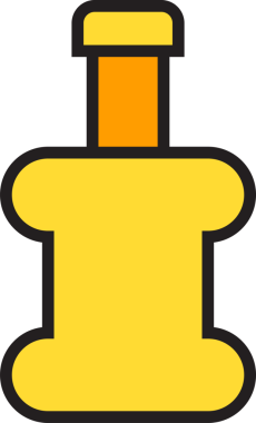 alkol şişe simge tasarlamak