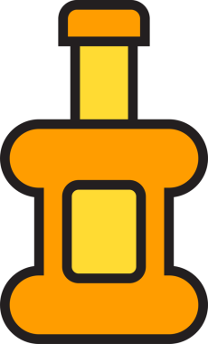 alkol şişe simge tasarlamak