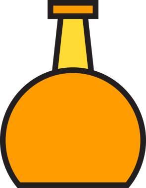 alkol şişe simge tasarlamak