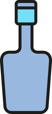 alkol şişe simge tasarlamak