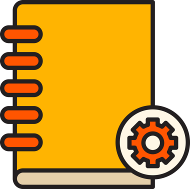 Not Defteri ve Dişli Simgesi