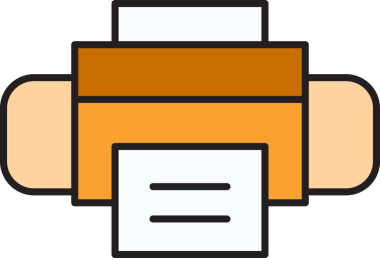 Yazıcı Simgesi İllüstrasyon Klibi